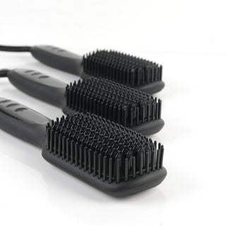 Is there a chance of burning the hair or scalp while using the Hot Brush at the highest temperature?
