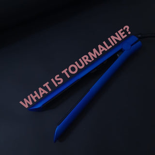 What does Tourmaline Plate in a Straightener do?