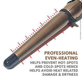 Buy - Alan Truman Gold X Large Conical Ceramic Curling Wand (38-25mm)