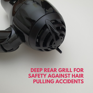Alan Truman Black Mini Hair Dryer (1100 Watts DC Motor) - Alan Truman