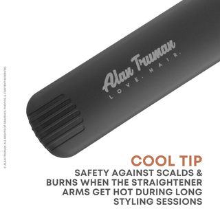 Alan Truman Wide Gold Ceramic Plates Hair Crimper - Alan Truman