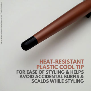 Alan Truman Tourmaline Ceramic Curling Wand (25-13mm) - Alan Truman