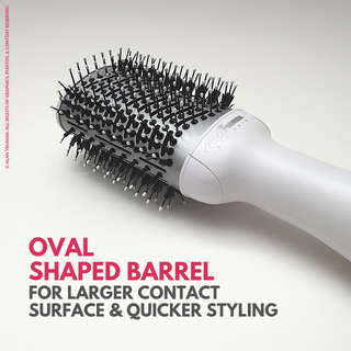 Alan Truman Silver Ceramic Blow Dryer Brush - Alan Truman