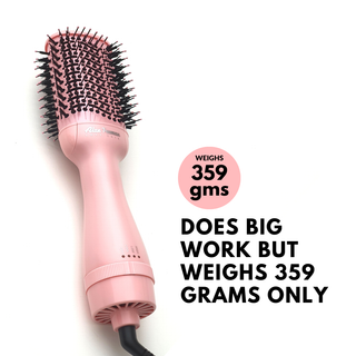Alan Truman pastel pink blowout brush