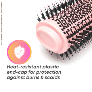 Alan Truman Pastel Pink Compact Blow Dryer Brush - Alan Truman