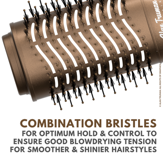 Alan Truman Blow Dryer Brush for Everyday Blowouts & Blow-styling at home - Cappuccino Gold - Alan Truman