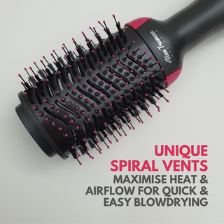 Pink hot air blow brush by Alan Truman