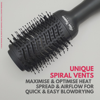 Black blow brush for smooth styling Alan Truman