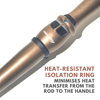 Alan Truman Gold Medium Conical Ceramic Curling Wand (25-13mm) - Alan Truman