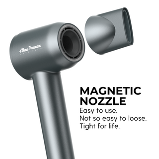 Alan Truman F09 Digital BLDC Motor Hair Dryer for everyday high precision blow-drying & styling at home - Metallic Grey - Alan Truman