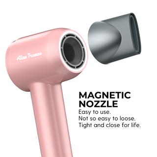 Alan Truman F09 Digital BLDC Motor Hair Dryer for everyday high-precision blow-drying & styling at home - Pastel Pink - Alan Truman