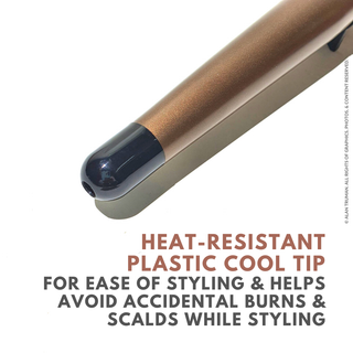 Alan Truman Gold Large Conical Ceramic Curling Wand (32-19mm) - Alan Truman