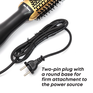Compact styling brush with ceramic heating