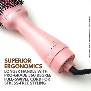 Alan Truman pink heated blow dryer brush