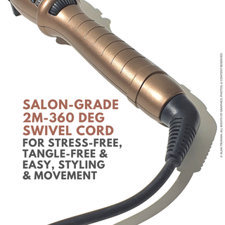 Alan Truman Gold Large Conical Ceramic Curling Wand (32-19mm) - Alan Truman