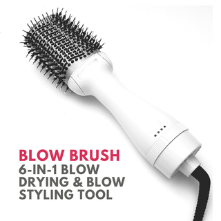 Alan Truman Silver Ceramic Blow Dryer Brush - Alan Truman