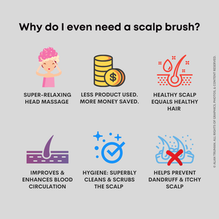 Alan Truman Scalp SOS Black Shampoo & Scalp Massage Brush - Alan Truman