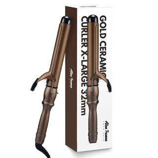 Alan Truman 32mm Gold Tourmaline Ceramic Hair Curler - Alan Truman