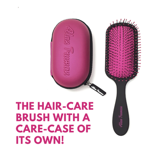 Shop - Alan Truman Knot No More Detangling & Hair Care Brush - Pink Hot Glare