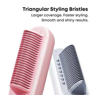 Buy - Alan Truman Steam Styler Hair Straightening Brush for thick, coarse and curly hair