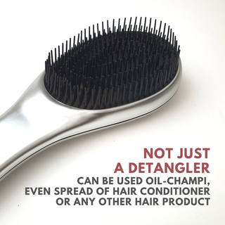 Alan Truman DT-08 Detangling Brush (Silver) - Alan Truman