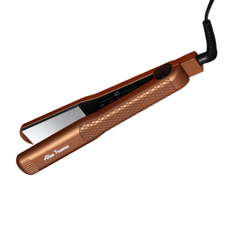 Alan Truman 6869 Super Glide 1.25 inch Wide Mirror Titanium Plates Hair Straightener