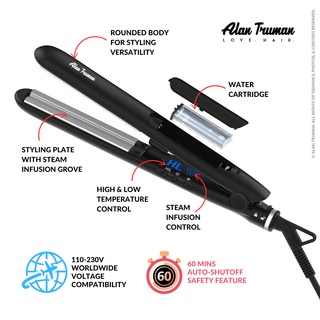 buy - Alan Truman K6 Steam Infusion Straightener (Multi Styler) - Alan Truman