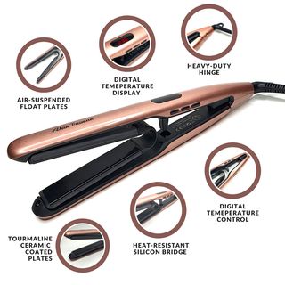 Alan Truman Float Styler With Suspended Plates Hair Straightener - Alan Truman