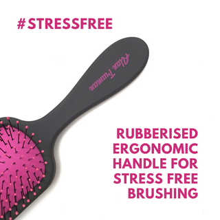 Shop - Alan Truman Knot No More Detangling & Hair Care Brush - Pink Hot Glare