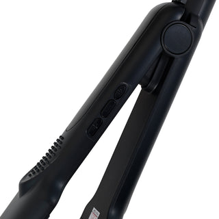 Alan Truman Black Super Glide Wide Argan Gold Oil  Infused Ceramic Plates Hair Straightener
