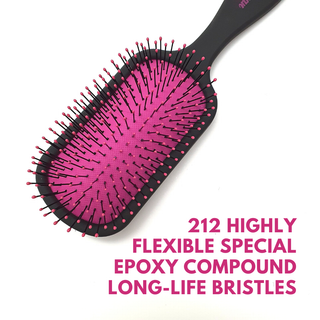 Shop - Alan Truman Knot No More Detangling & Hair Care Brush - Pink Hot Glare