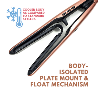 Alan Truman Float Styler With Suspended Plates Hair Straightener - Alan Truman