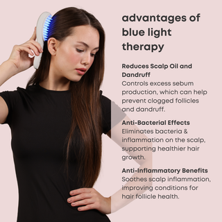 buy blue light hair therapy brush