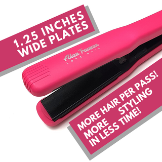 Alan Truman Hot Pink Tourmaline Ceramic Hair Straightener - Alan Truman