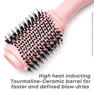Alan Truman Pastel Pink Compact Blow Dryer Brush - Alan Truman