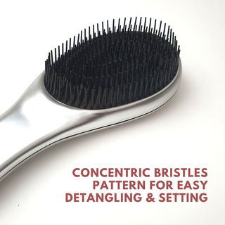 Alan Truman DT-08 Detangling Brush (Silver) - Alan Truman