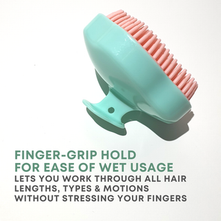 Alan Truman Super-soft Scalp Massage and Shampoo Brush for fine, fragile & damaged hair - Alan Truman