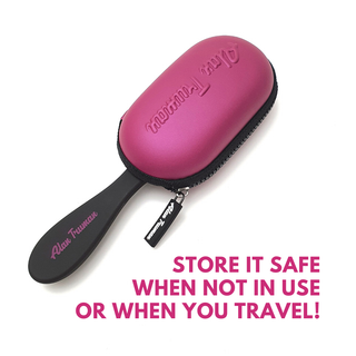 Shop - Alan Truman Knot No More Detangling & Hair Care Brush - Pink Hot Glare