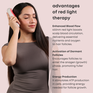 buy red light hair therapy brush 