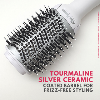 Alan Truman Silver Ceramic Blow Dryer Brush - Alan Truman