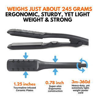 shop - Alan Truman Semi-wide Vented Plate Hair Straightener - Alan Truman