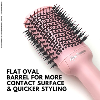 Lightweight pastel pink blow dryer brush