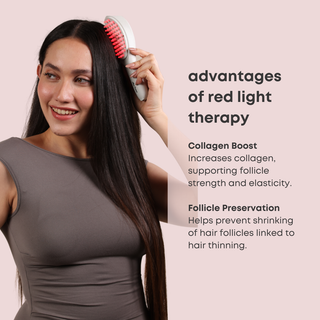 Buy red light hair therapy brush