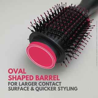 Pink blow dry brush for quick styling