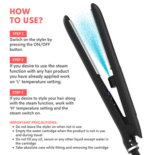 buy - Alan Truman K6 Steam Infusion Straightener (Multi Styler) - Alan Truman