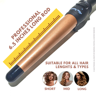 Alan Truman Argan Gold Medium Conical Curling Wand (25-13mm) - Alan Truman