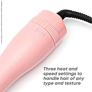 Alan Truman Pastel Pink Compact Blow Dryer Brush - Alan Truman