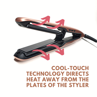 Alan Truman Float Styler With Suspended Plates Hair Straightener - Alan Truman
