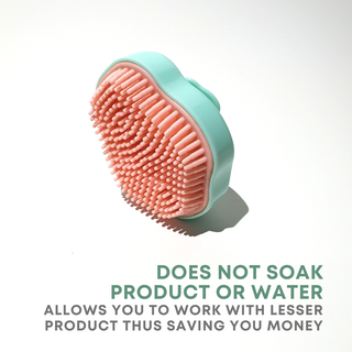 Alan Truman Super-soft Scalp Massage and Shampoo Brush for fine, fragile & damaged hair - Alan Truman