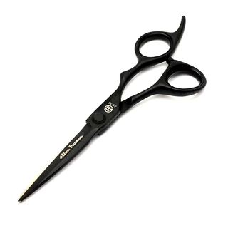 Alan Truman AB-55 Ball-bearing 5.5 inches Black Matt Hair Cutting Scissors - Alan Truman